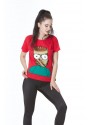 Pul Nakışlı Tshirt 